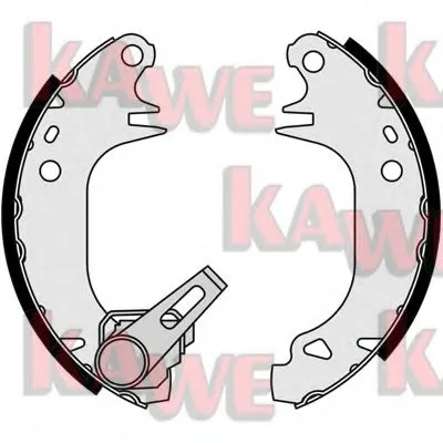 Комплект тормозных колодок KAWE купить