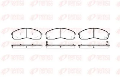 Комплект тормозных колодок, дисковый тормоз KAWE купить