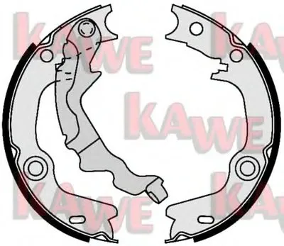 Комплект тормозных колодок, стояночная тормозная система KAWE купить