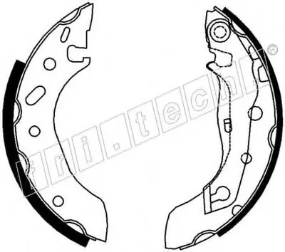 Комплект тормозных колодок fri.tech. купить
