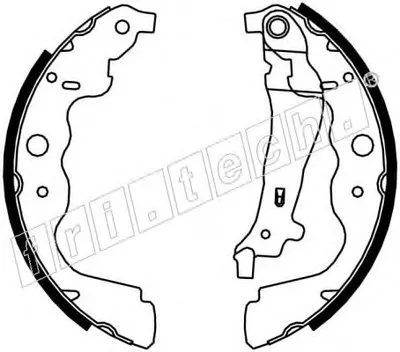 Комплект тормозных колодок fri.tech. купить
