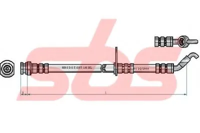 Тормозной шланг sbs купить