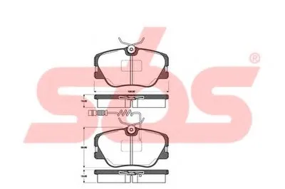 Комплект тормозных колодок, дисковый тормоз sbs купить