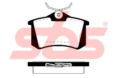 Комплект тормозных колодок, дисковый тормоз sbs купить