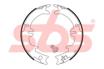 Комплект тормозных колодок, стояночная тормозная система sbs купить
