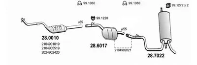 Система выпуска ОГ ASSO купить