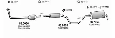 Система выпуска ОГ ASSO купить