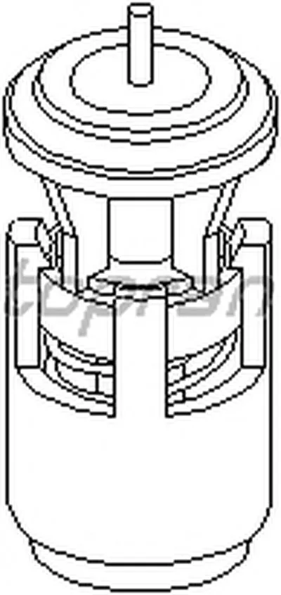 Термостат, охлаждающая жидкость TOPRAN купить