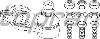 Шаровой шарнир TOPRAN купить