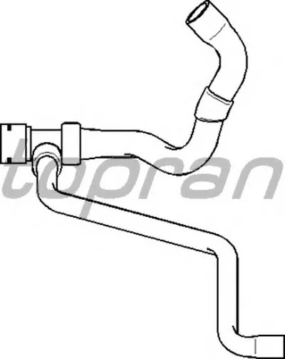 Шланг радиатора TOPRAN купить