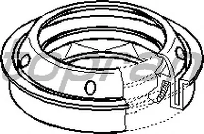 Уплотняющее кольцо, дифференциал TOPRAN купить