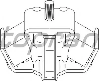 Подвеска, ступенчатая коробка передач TOPRAN купить