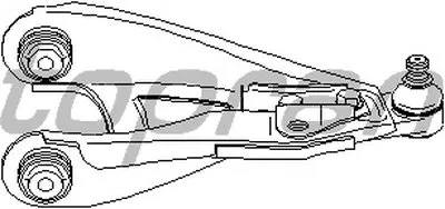 Рычаг независимой подвески колеса, подвеска колеса TOPRAN купить