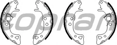 Комплект тормозных колодок TOPRAN купить
