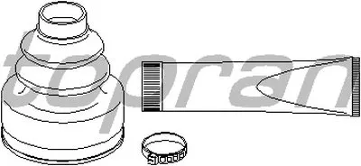 Комплект пылника, приводной вал TOPRAN купить