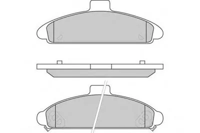Комплект тормозных колодок, дисковый тормоз E.T.F. купить