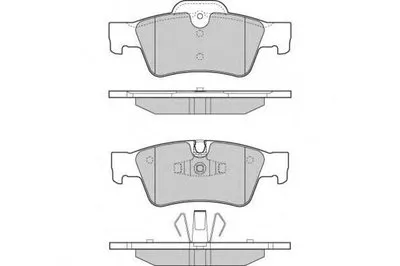 Комплект тормозных колодок, дисковый тормоз E.T.F. купить