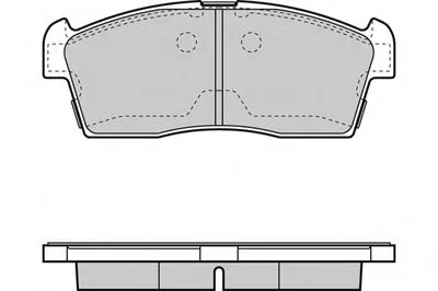 Комплект тормозных колодок, дисковый тормоз E.T.F. купить