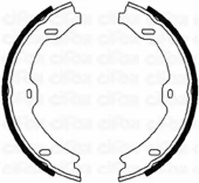 Комплект тормозных колодок, стояночная тормозная система CIFAM купить