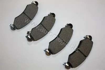 Комплект тормозных колодок, дисковый тормоз AutoMega Premium AUTOMEGA купить