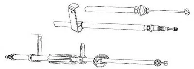Трос, стояночная тормозная система CEF купить