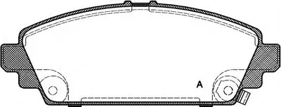 Комплект тормозных колодок, дисковый тормоз ADVANCE OPEN PARTS купить