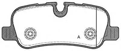 Комплект тормозных колодок, дисковый тормоз ADVANCE OPEN PARTS купить