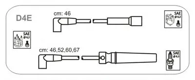 Комплект проводов зажигания JANMOR купить