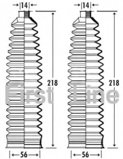 Пыльник, рулевое управление FIRST LINE купить
