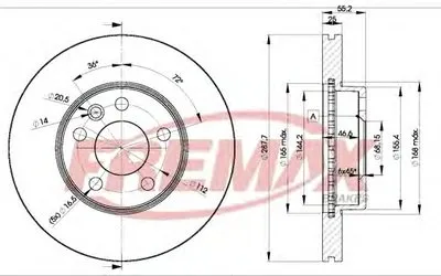 Тормозной диск Premium Carbon + FREMAX купить
