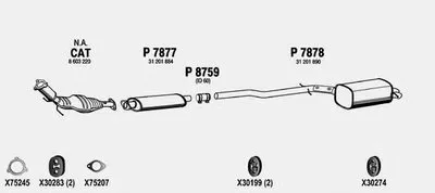 Система выпуска ОГ FENNO купить