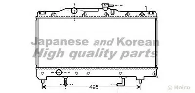 Радиатор, охлаждение двигателя ASHUKI купить