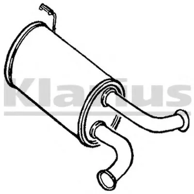 Средний глушитель выхлопных газов KLARIUS купить