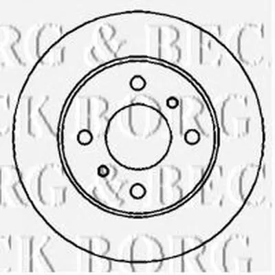 Тормозной диск BORG & BECK купить