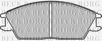 Комплект тормозных колодок, дисковый тормоз BORG & BECK купить