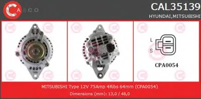 Генератор BRAND NEW SERIES CASCO купить