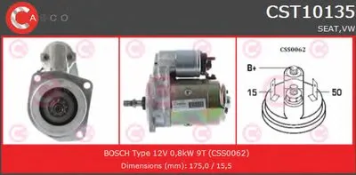 Стартер BRAND NEW SERIES CASCO купить