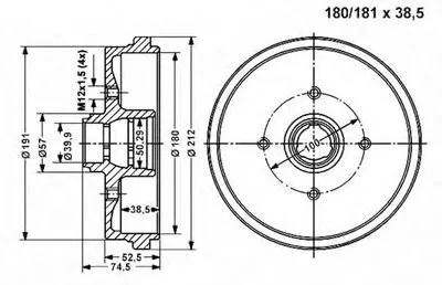 Тормозной барабан VEMA купить