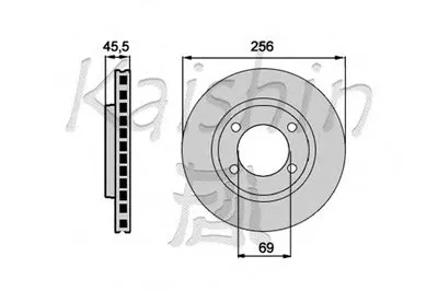 Тормозной диск KAISHIN купить