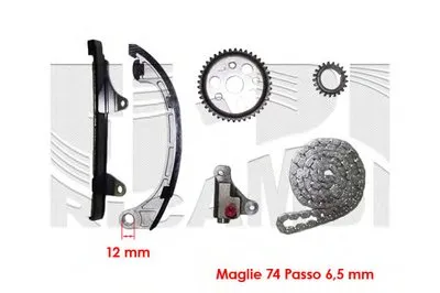 Комплект цепи привода распредвала AUTOTEAM купить