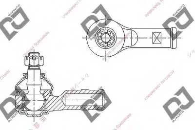 Наконечник поперечной рулевой тяги DJ PARTS купить