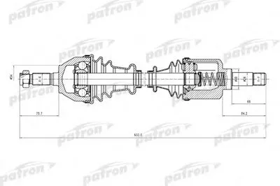 Приводной вал PATRON купить