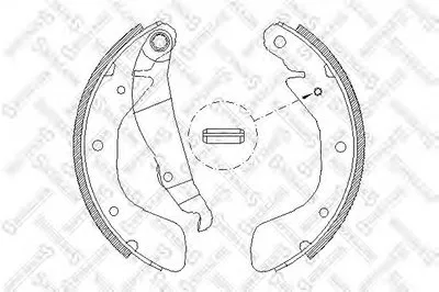 Комплект тормозных колодок STELLOX купить