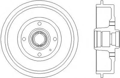 Тормозной барабан HELLA PAGID купить