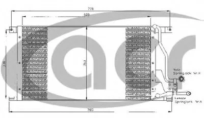 Конденсатор, кондиционер ACR купить
