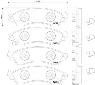 Комплект тормозных колодок, дисковый тормоз TEXTAR купить