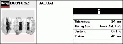 Тормозной суппорт Remanufactured REMY (Multiline) DELCO REMY купить