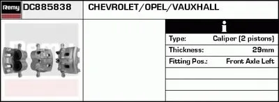 Тормозной суппорт Remanufactured REMY (Multiline) DELCO REMY купить