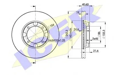 Тормозной диск ICER купить