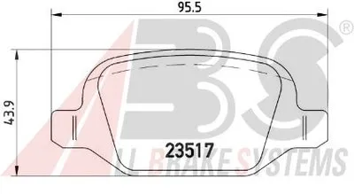 Комплект тормозных колодок, дисковый тормоз SPORTLINE A.B.S. купить